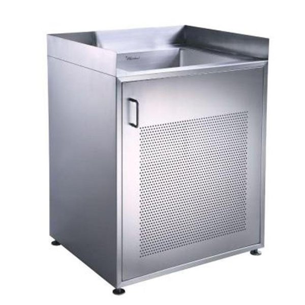 Livingquarters 25 in. x 30 in. Stainless Steel Utility Sink and Cabinet LI594193